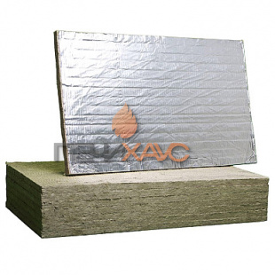 Негорючая вата Rockwool Alu FIRE BATTS 30x600x1000 мм