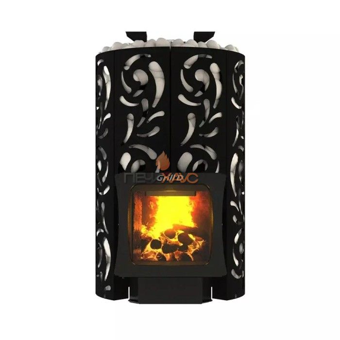 Дровяная печь для бани Grill’D Violet Long Window Max