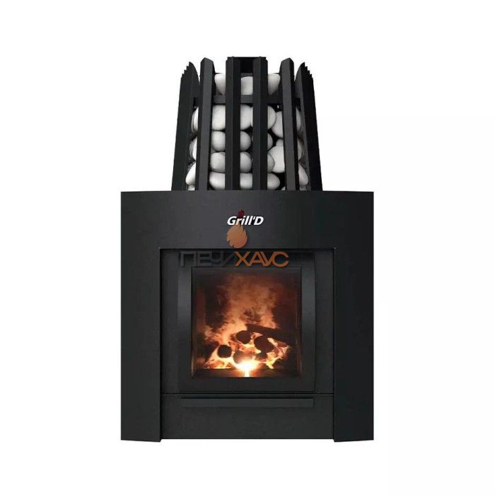 Дровяная банная печь Grill’D Cometa 350 Vega Window Max Pro