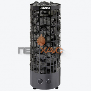 Электрическая печь Harvia Cilindro PC70 Black Steel (со встроенным пультом)