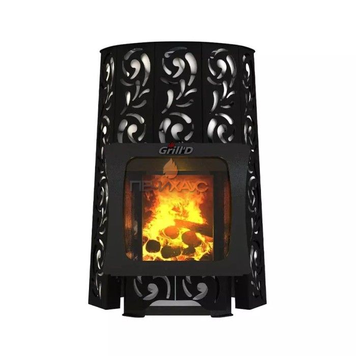 Дровяная печь для бани Grill’D Violet Short Window Max