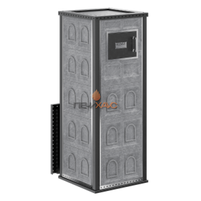 Дровяная печь для бани Klover RT 50-RV 310S ( Талькомагнезит, Design 06 )