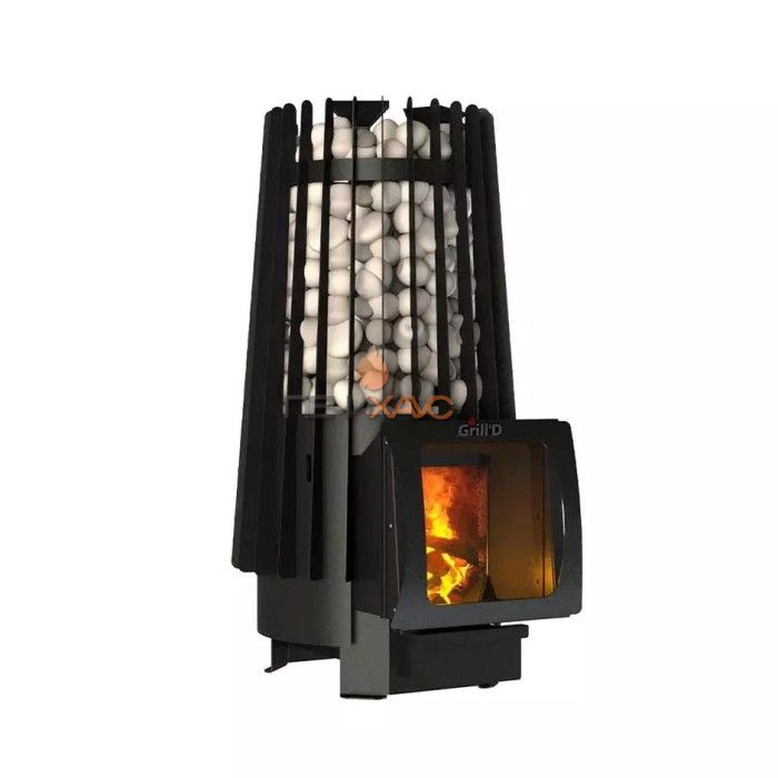 Дровяная банная печь Grill’D Cometa 180 Vega Short Window Max Pro