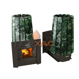 Дровяная печь для бани Grill’D Cometa 180 Vega Window Stone Змеевик
