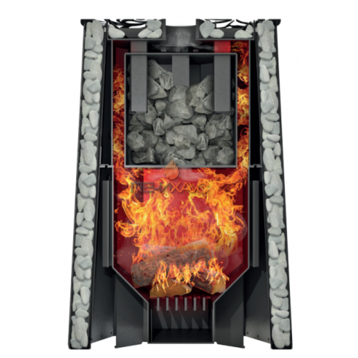 Дровяная банная печь Grill’D Violet Short Pro