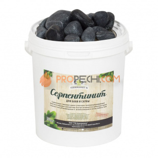 Камни Серпентинит шлифованный для эл. печей 20кг.