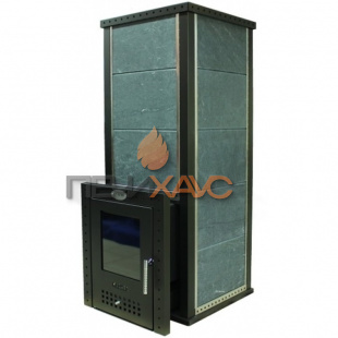Дровяная печь для бани Klover RT 50-RV ( Жадеит 30 мм )