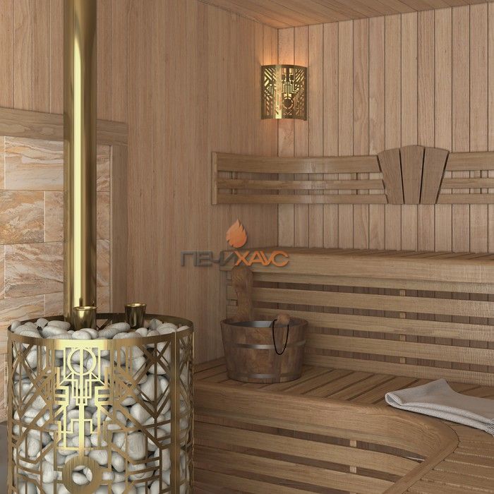 Абажур Эверест INOX GALAXY GOLD