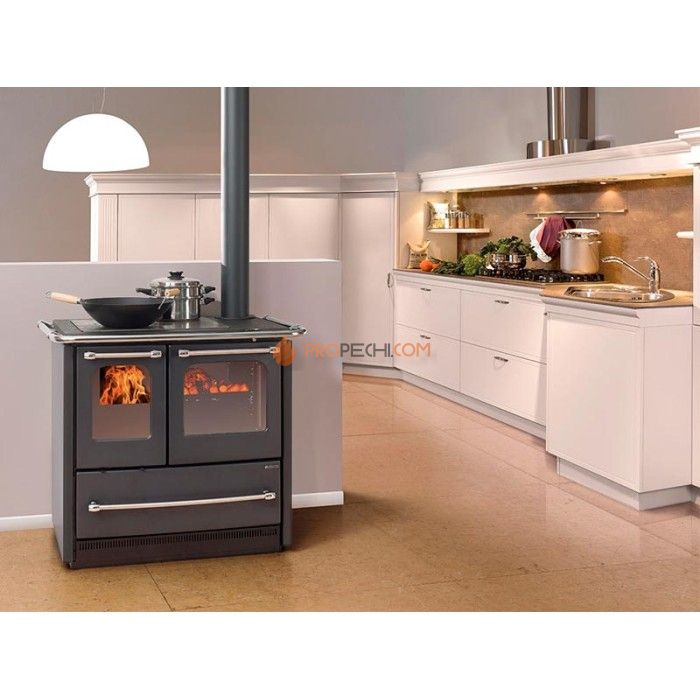 Печь-камин La Nordica Sovrana easy evo 2.0 Antracite