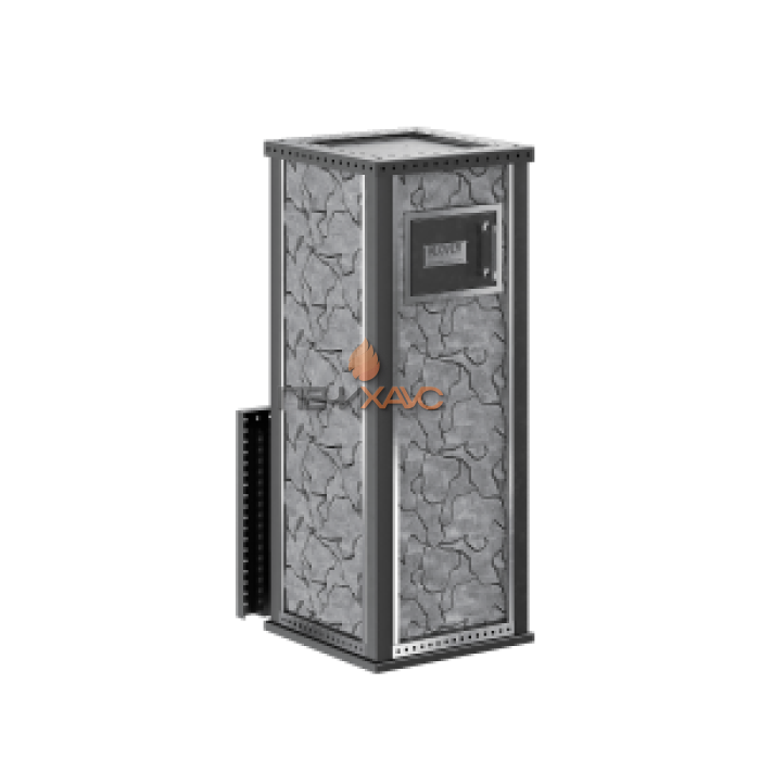 Дровяная печь для бани Klover RT 100-RV 310S ( Талькомагнезит, Design 03 )