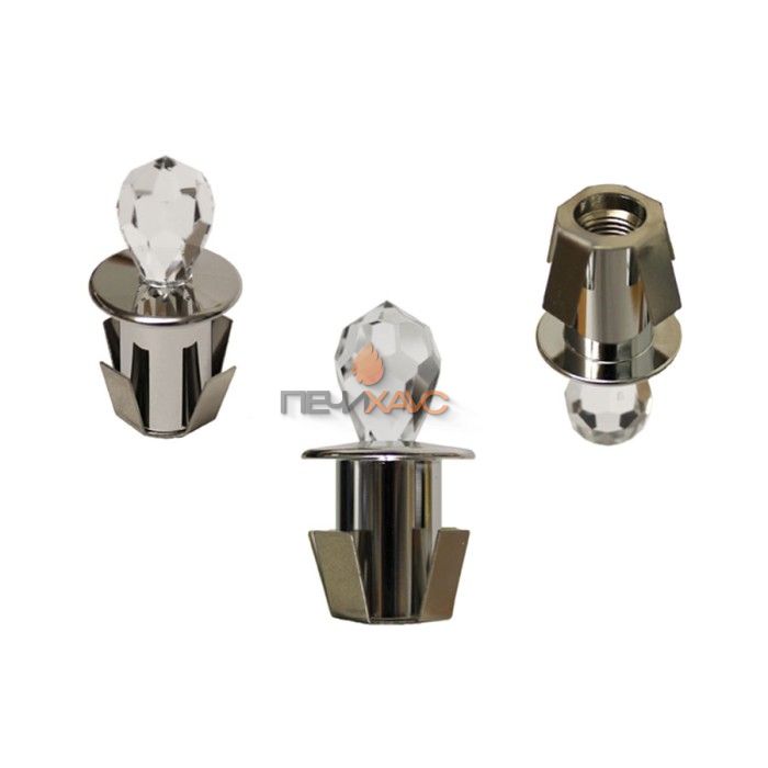 Комплект Cariitti VPL30CT - Crystal Star хром, 100 + 18 волокон, синее мерцание