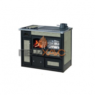 Отопительно-варочная печь Klover TERMOCUCINA K-KP (verde lichene)