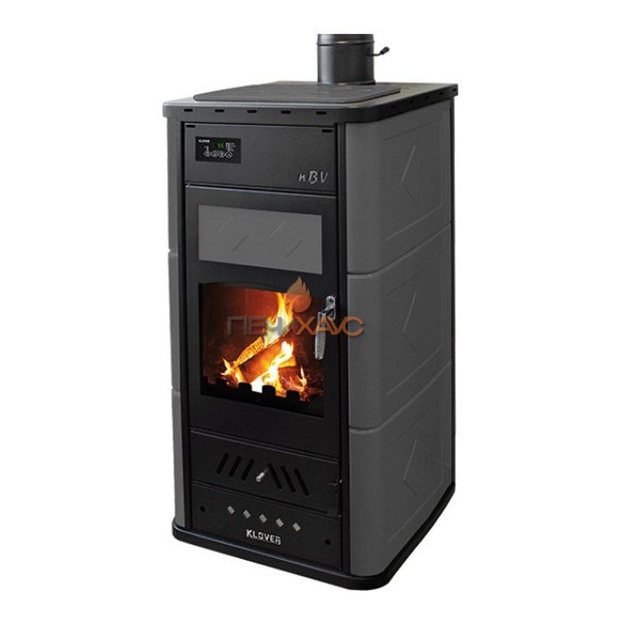 Отопительная печь Klover BELVEDERE 30 (серебро)