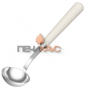 Черпак SAWO 442-MA (из нержавейки с деревянной ручкой, D100, 237мл)
