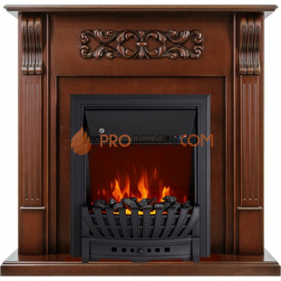 Каминокомплект Royal Flame Venice - Махагон коричневый антик с очагом Aspen Black