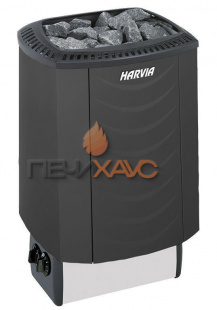 Электрическая печь HARVIA Sound HMS450400M M45 Black со встроенным пультом
