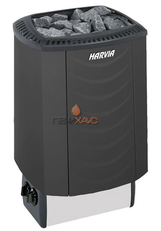 Электрическая печь HARVIA Sound HMS450400M M45 Black со встроенным пультом