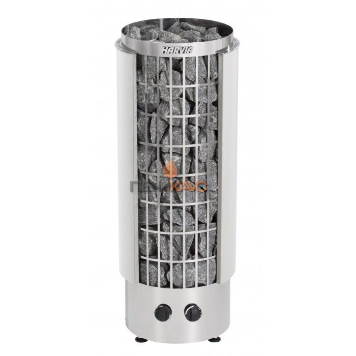 Электрическая печь Harvia Cilindro PC70Н White (со встроенным пультом)