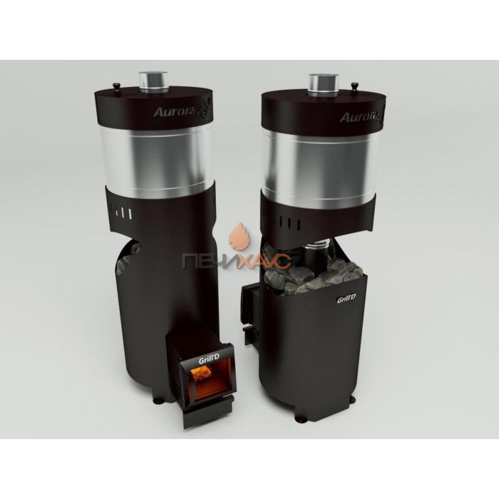 Дровяная печь для бани Grill’D Aurora 160А TRIO Long