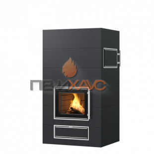 Печь-камин Tulikivi Rosamo OV V4 Black Matt tiles
