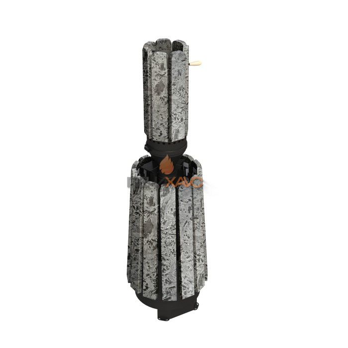 Дровяная печь для бани Grill’D Cometa 180 Vega Short Window Max, Stone (Серпентинит)