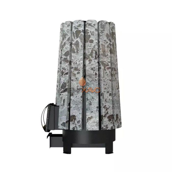 Дровяная банная печь Grill’D Cometa 180 Vega Short Stone Pro (Серпентинит)