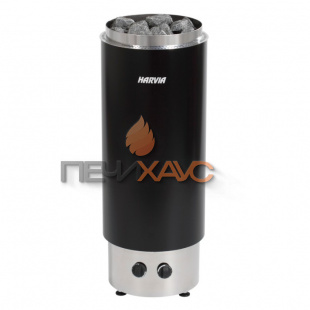 Электрическая печь Harvia Cilindro PC70F Black (со встроенным пультом)