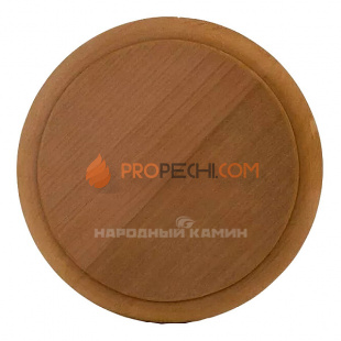 Вент. тарельчатый клапан Хозяин дачи Thermo Wood (термированная липа) D=125